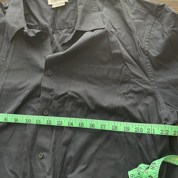 Calvin Klein men’s button down en shirt Sz XL - Picture 8 of 10